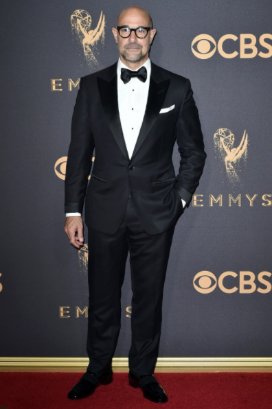 Stanley Tucci in Tom Ford at the Emmys 2017