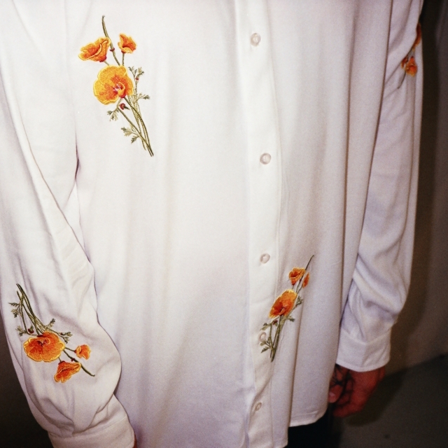 Soulland x Bruta vit skjorta med blommor