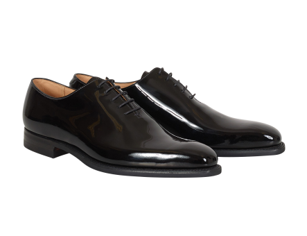 Crockett & Jones alex black patent leather shoes lackskor nyårsfirande