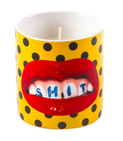 Alla hjärtans dag - TP-Shit candle from seletti via Yoox.com