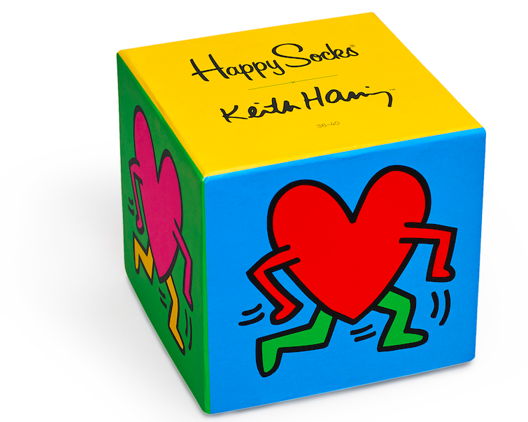 Happy Socks x Keith Haring box