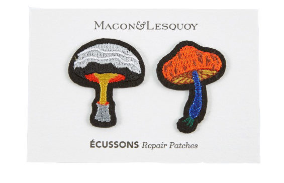 Klädvård - Macon & Lesquoy mushroom repair patches 2