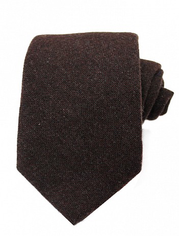 Snygga Slipsar - Chocolate cashmere tie from Emma Willis
