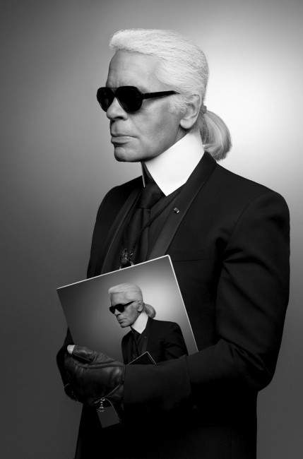 Karl Lagerfeld portrait