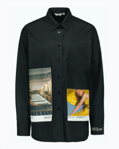 Marimekko co-created svart skjorta